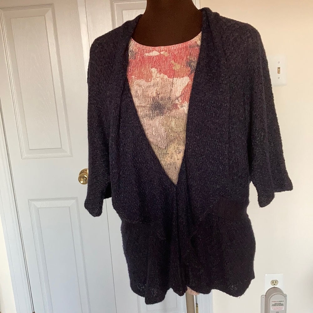 NWOT Classiques Entier wool/silk/cotton blend knit jacket